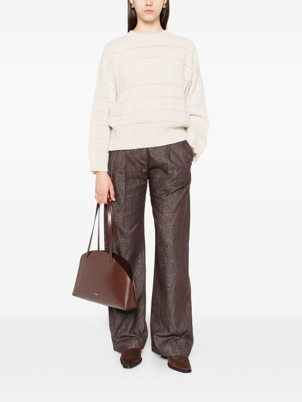 Brunello Cucinelli - Brunello Cucinelli Sweaters Beige - Topwear