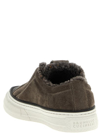 BRUNELLO CUCINELLI - BRUNELLO CUCINELLI - ’Precious Toe’ sneakers - Women’s Shoes