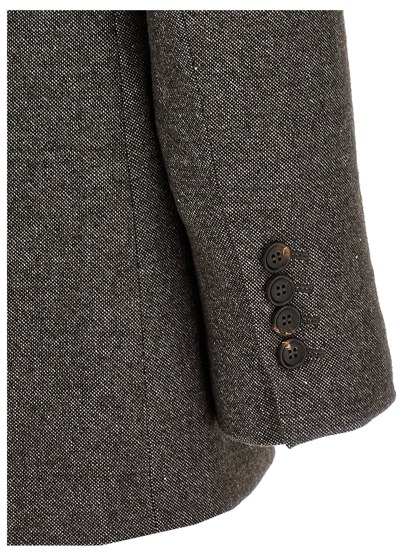 BRUNELLO CUCINELLI - BRUNELLO CUCINELLI - Blazer tweed Monile - Women’s Clothing