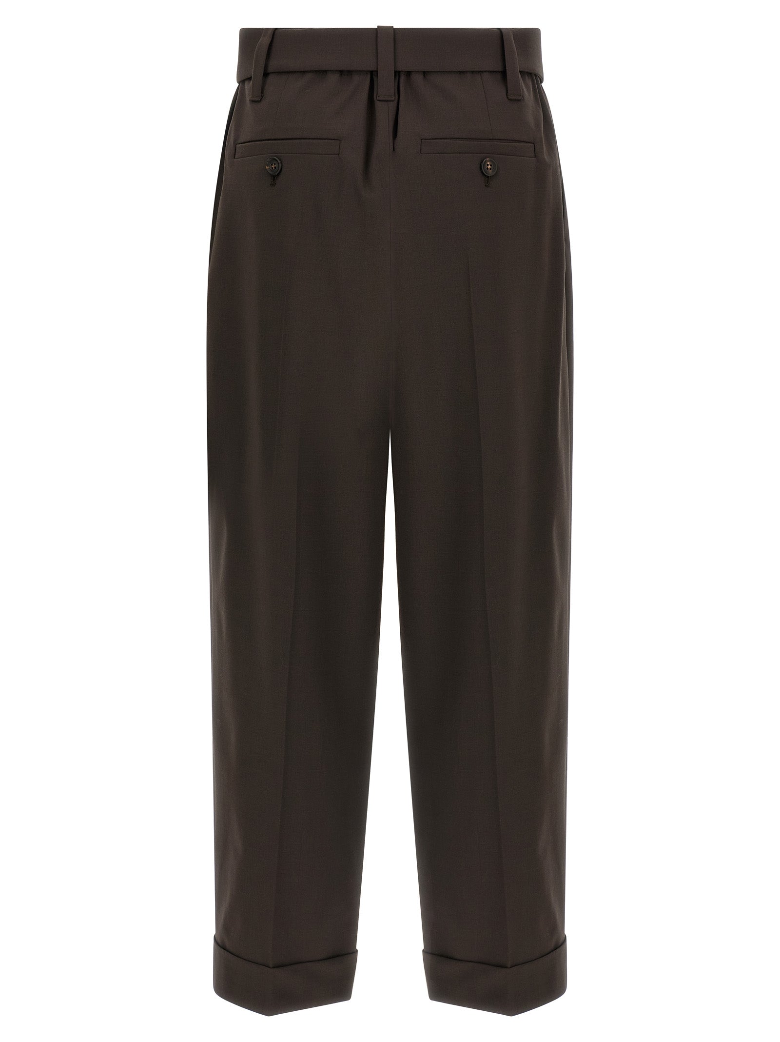 BRUNELLO CUCINELLI - BRUNELLO CUCINELLI - Wool pants - Women’s Pants