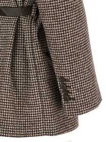 BRUNELLO CUCINELLI - BRUNELLO CUCINELLI - Houndstooth blazer - Women’s Clothing