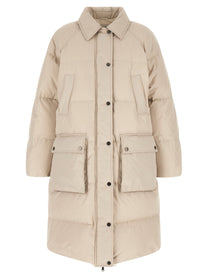 BRUNELLO CUCINELLI - BRUNELLO CUCINELLI - ’Shiny Zipper Pull’ down jacket - Women’s Outerwear