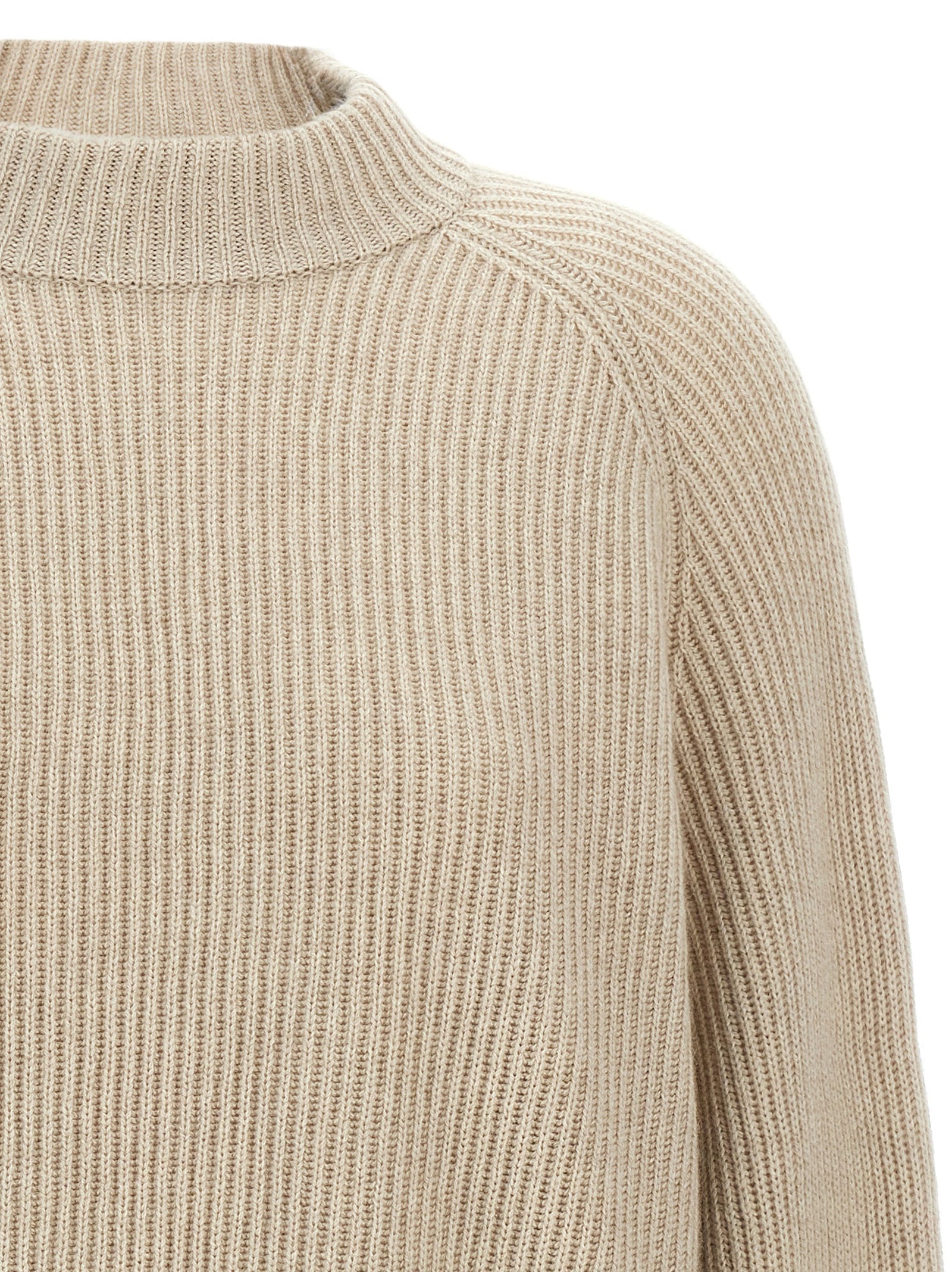 BRUNELLO CUCINELLI - BRUNELLO CUCINELLI - Monile cuffs sweater - Women’s Knitwear