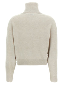 BRUNELLO CUCINELLI - BRUNELLO CUCINELLI - Ribbed turtleneck sweater - Women’s Knitwear