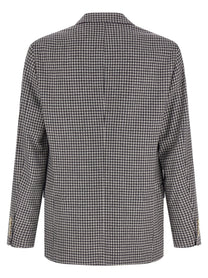 BRUNELLO CUCINELLI - BRUNELLO CUCINELLI - Houndstooth blazer - Men’s Clothing