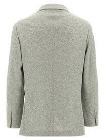BRUNELLO CUCINELLI - BRUNELLO CUCINELLI - Single-breasted cashmere blazer - Men’s Clothing