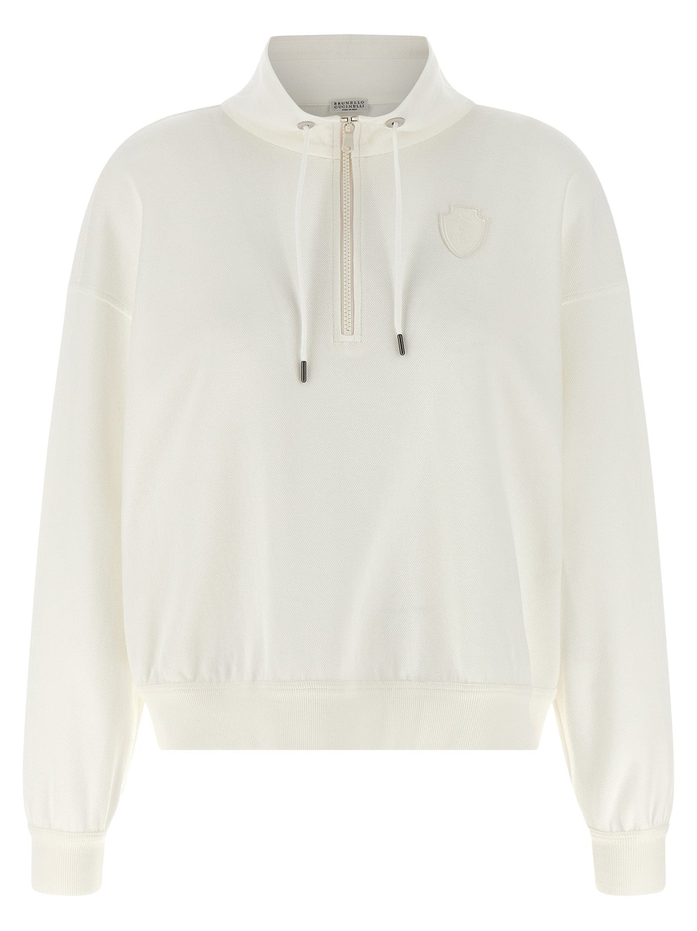 BRUNELLO CUCINELLI - BRUNELLO CUCINELLI - Heraldic coat of arms sweatshirt - Women’s Sweatshirts
