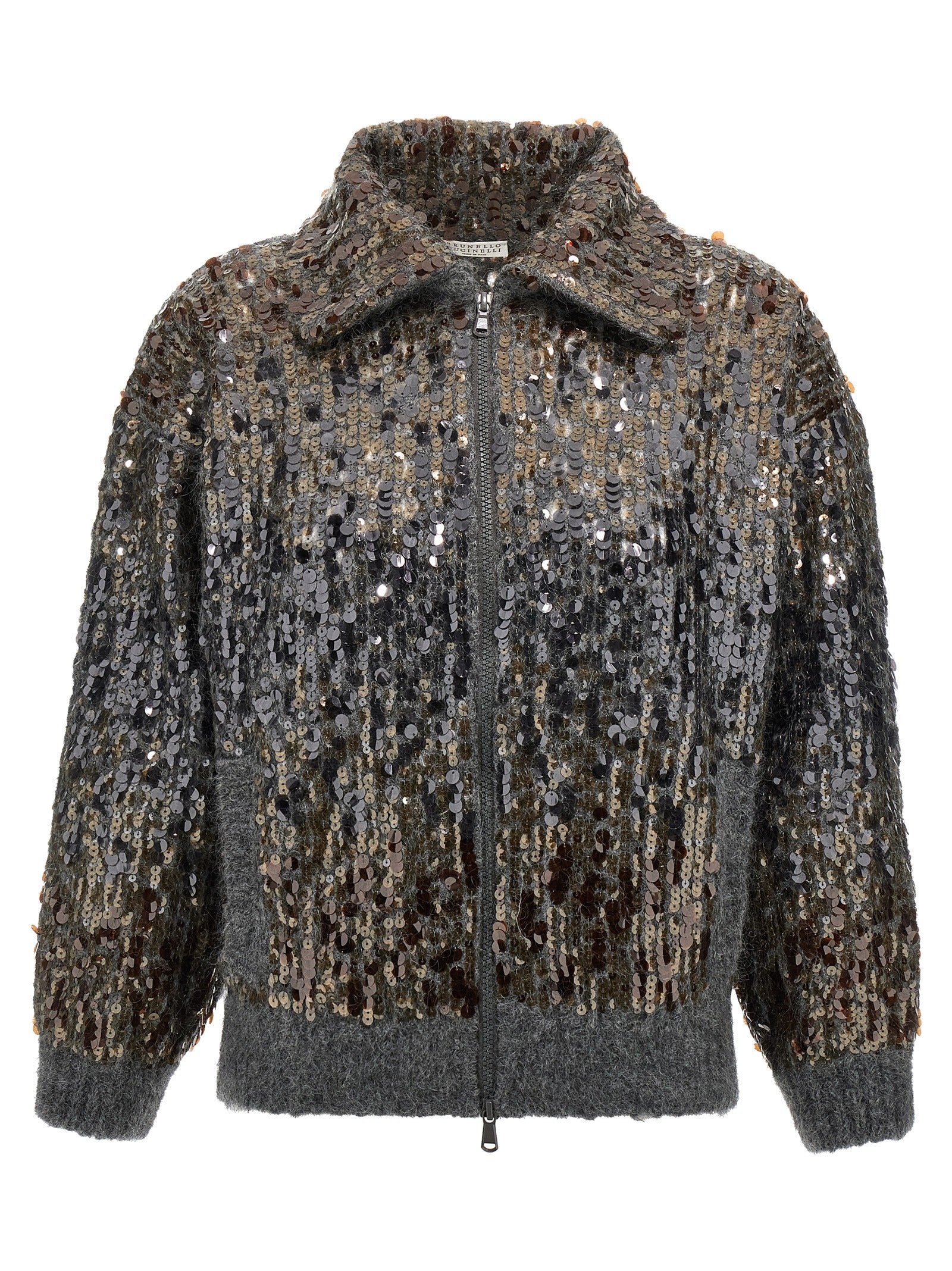 BRUNELLO CUCINELLI - BRUNELLO CUCINELLI - ’Dazzling Dégradé Embroidery’ cardigan - Women’s Knitwear