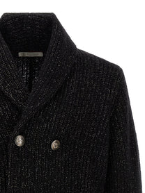 BRUNELLO CUCINELLI - BRUNELLO CUCINELLI - Double-breasted cardigan - Men’s Knitwear