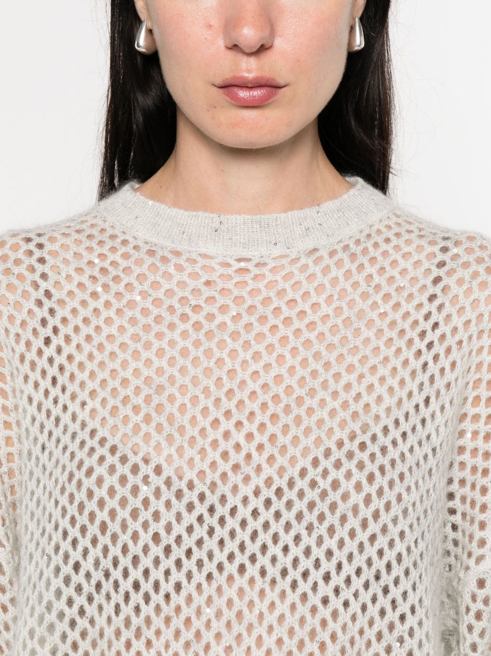 Brunello Cucinelli - Brunello Cucinelli Sweaters Grey - Topwear
