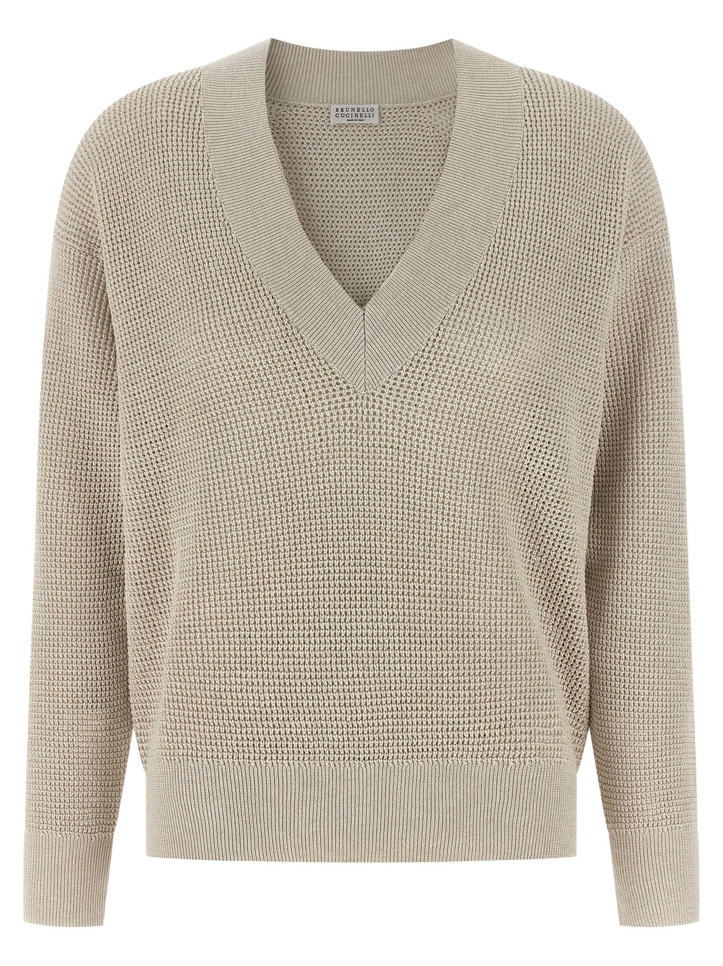 BRUNELLO CUCINELLI - BRUNELLO CUCINELLI - Openwork sweater - Women’s Knitwear