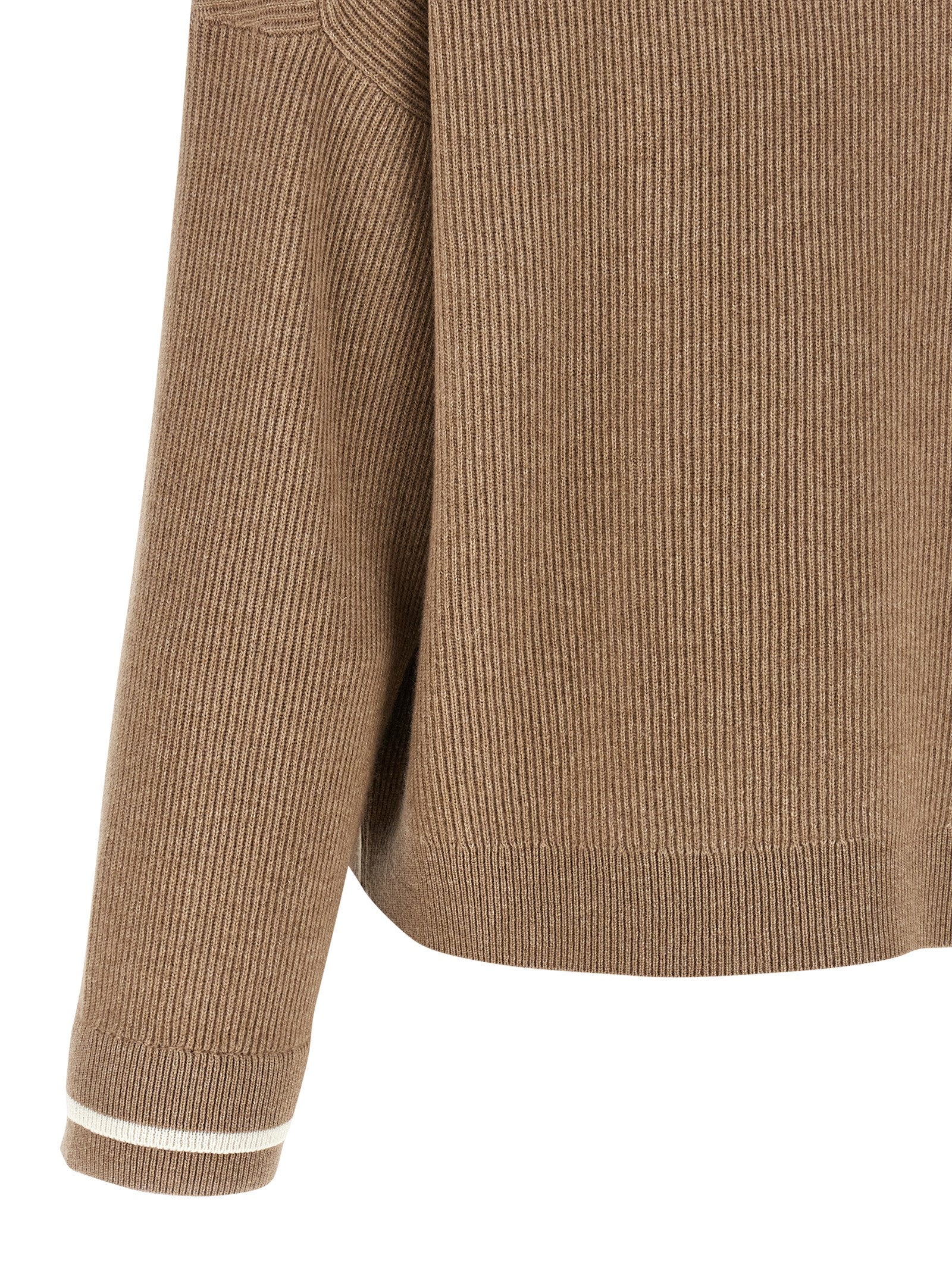 BRUNELLO CUCINELLI - BRUNELLO CUCINELLI - Double layer sweater - Women’s Knitwear
