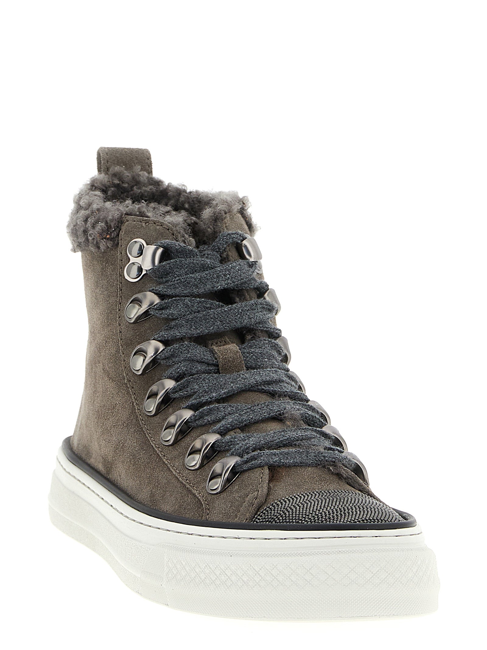 BRUNELLO CUCINELLI - BRUNELLO CUCINELLI - ’Precious Toe’ sneakers - Women’s Shoes