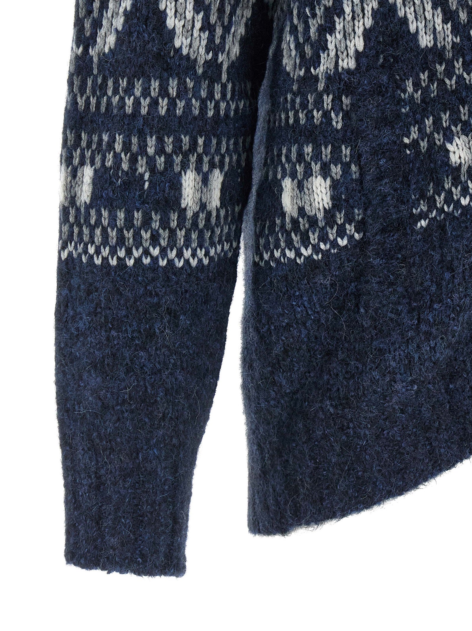 BRUNELLO CUCINELLI - BRUNELLO CUCINELLI - ’Geometric Jacquard’ cardigan - Men’s Knitwear