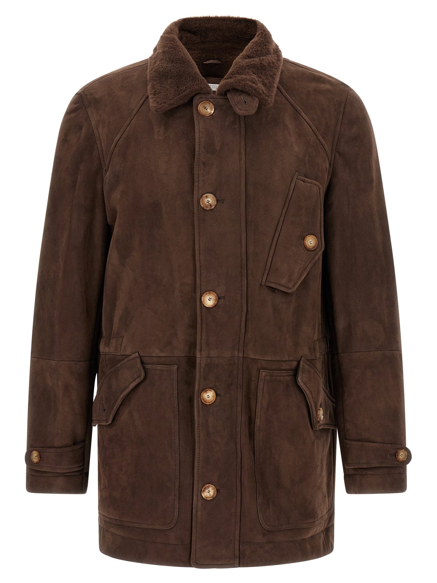 BRUNELLO CUCINELLI - BRUNELLO CUCINELLI - Parka model sheepskin jacket - Men’s Outerwear