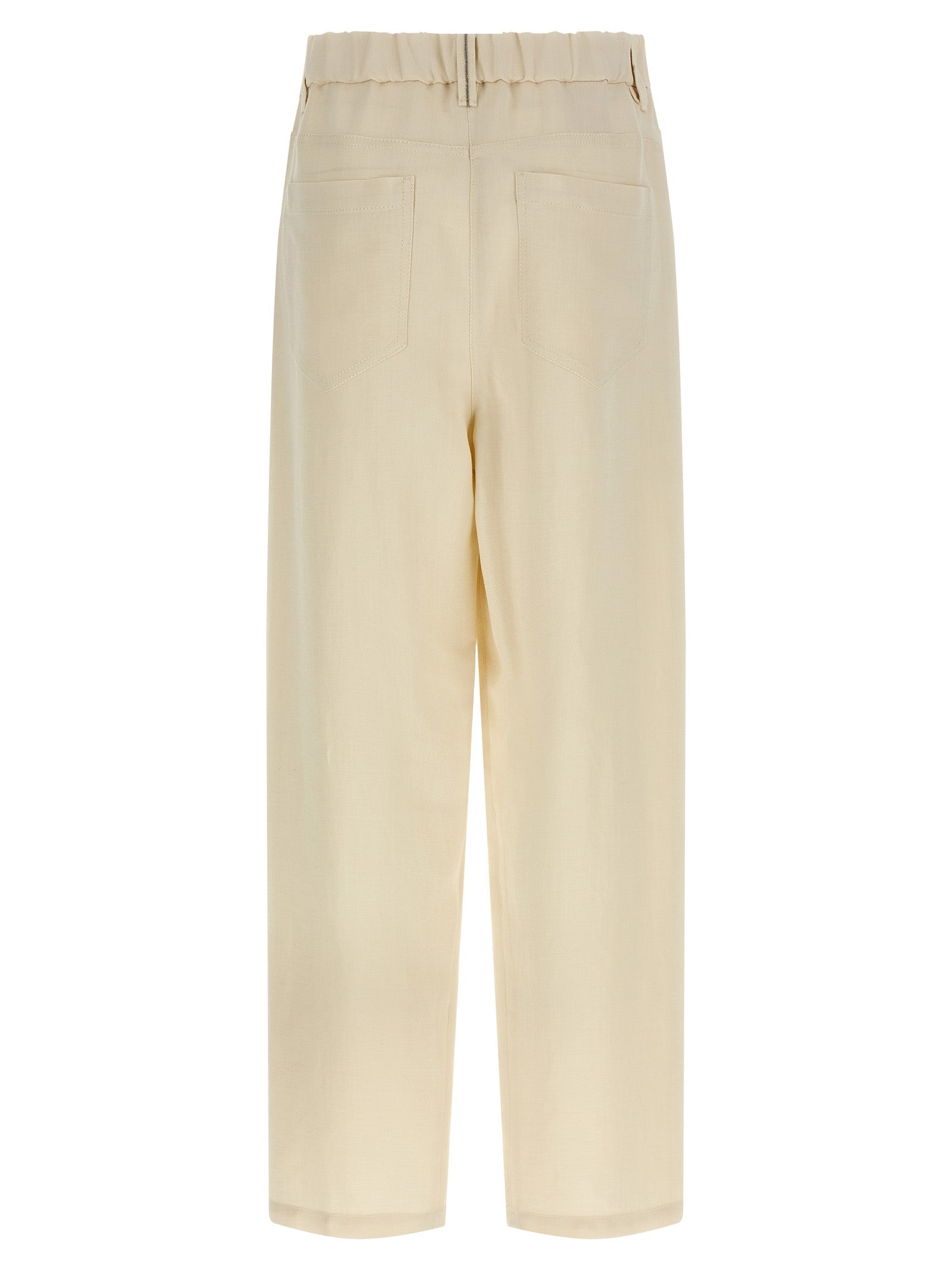 BRUNELLO CUCINELLI - BRUNELLO CUCINELLI - Linen trousers - Women’s Pants