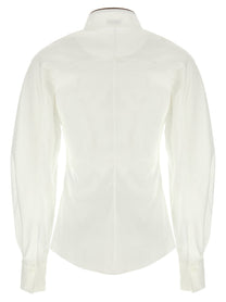 BRUNELLO CUCINELLI - BRUNELLO CUCINELLI - ’Shiny Collar Detail’ shirt - Women’s Tops