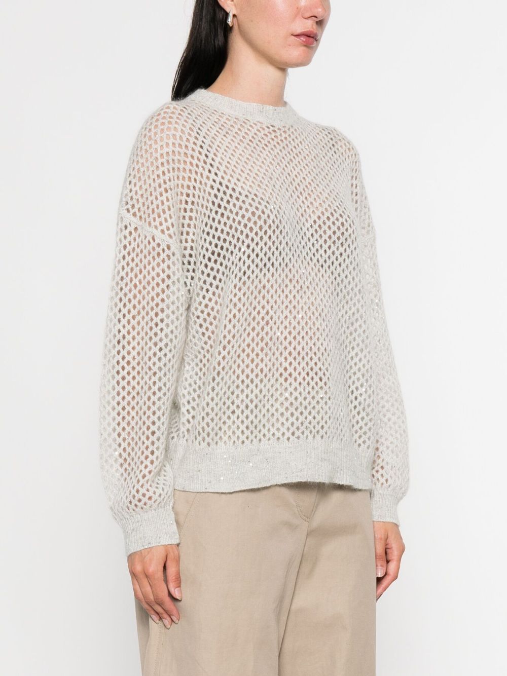 Brunello Cucinelli - Brunello Cucinelli Sweaters Grey - Topwear