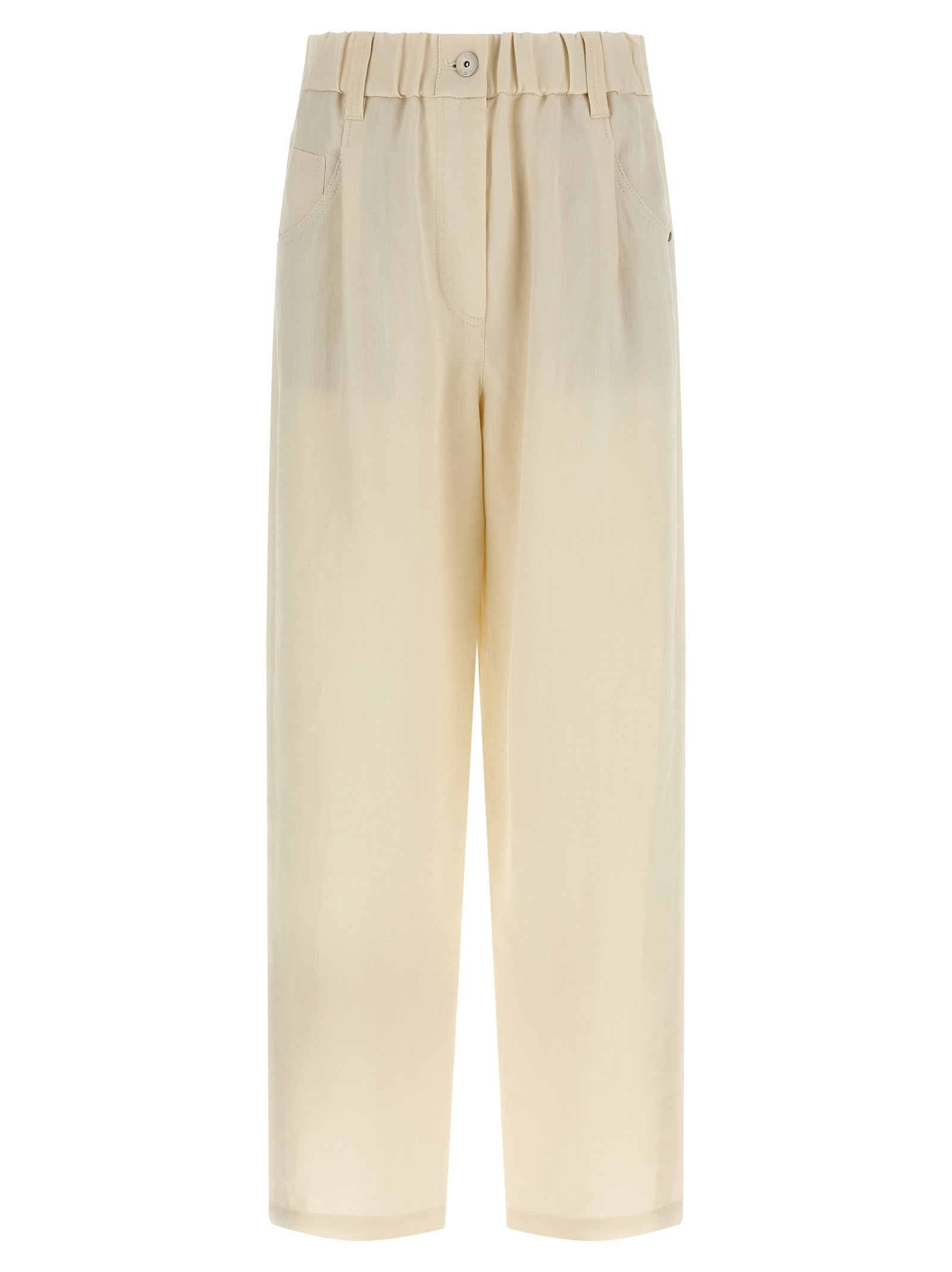 BRUNELLO CUCINELLI - BRUNELLO CUCINELLI - Linen trousers - Women’s Pants