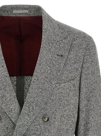BRUNELLO CUCINELLI - BRUNELLO CUCINELLI - Grisaille blazer - Men’s Clothing
