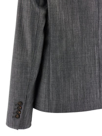 BRUNELLO CUCINELLI - BRUNELLO CUCINELLI - Blazer twill Sparkling - Women’s Clothing