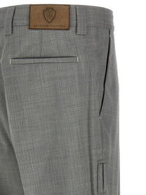 BRUNELLO CUCINELLI - BRUNELLO CUCINELLI - Mélange wool pants - Men’s Pants