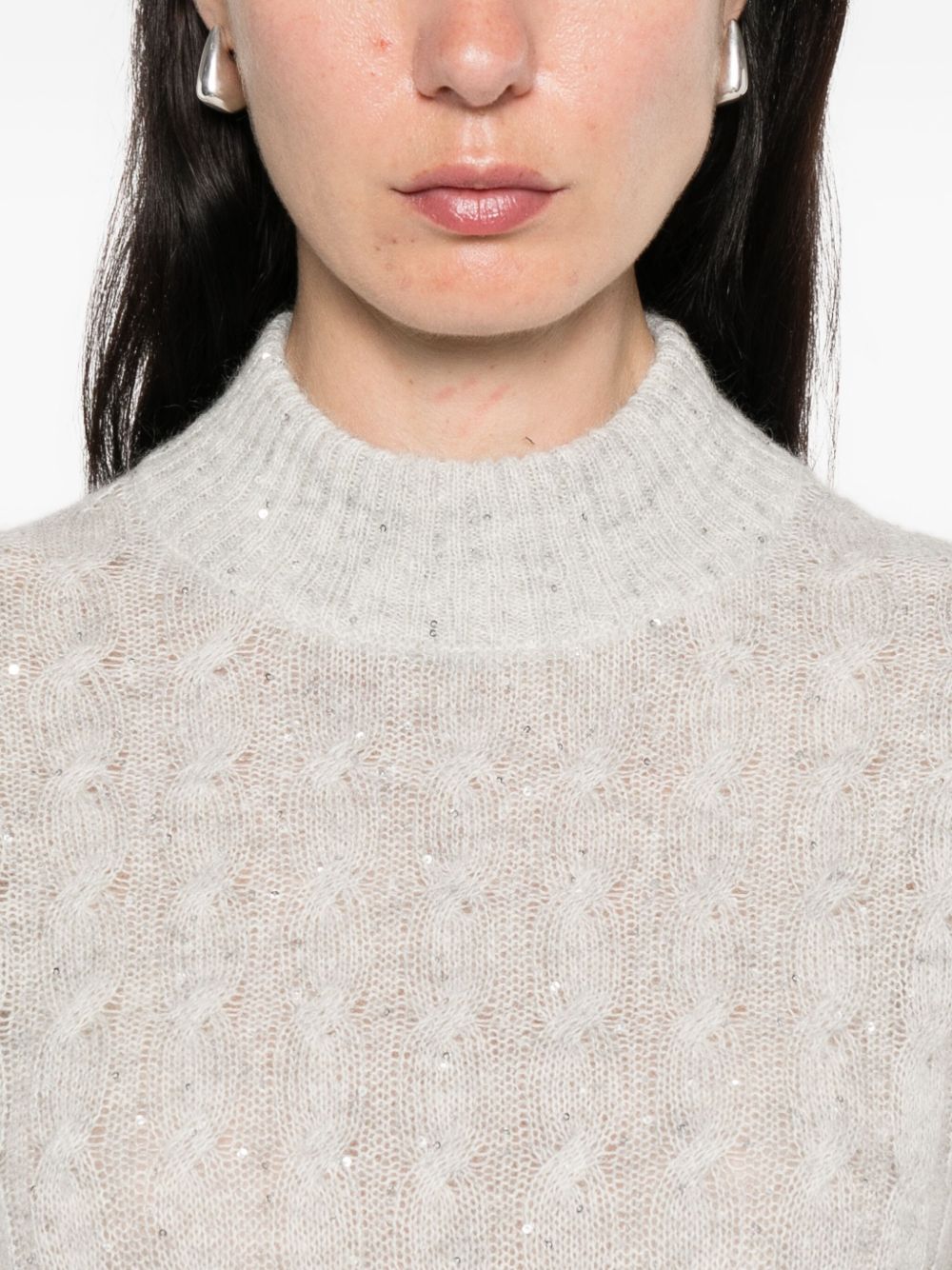 Brunello Cucinelli - Brunello Cucinelli Sweaters Grey - Topwear