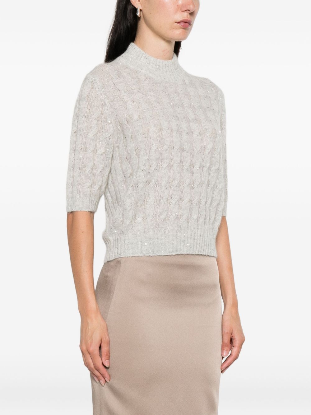 Brunello Cucinelli - Brunello Cucinelli Sweaters Grey - Topwear