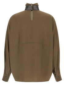 BRUNELLO CUCINELLI - BRUNELLO CUCINELLI - Silk blouse - Women’s Tops