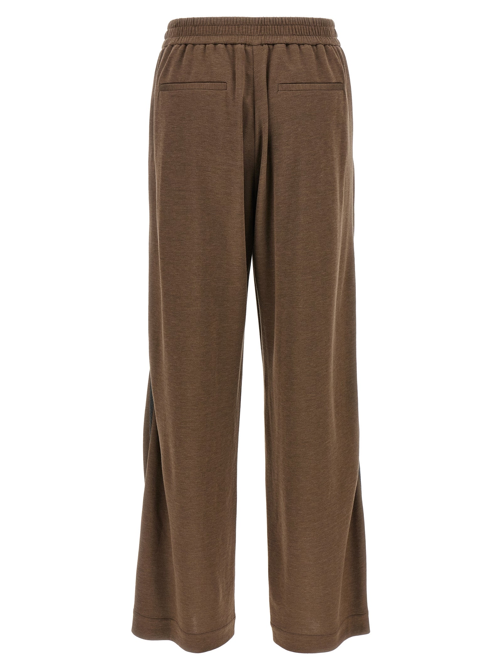BRUNELLO CUCINELLI - BRUNELLO CUCINELLI - ’Shiny Trims’ joggers - Women’s Bottoms