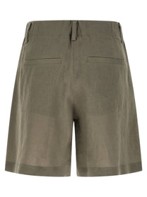 BRUNELLO CUCINELLI - BRUNELLO CUCINELLI - Linen shorts - Women’s Clothing