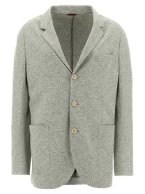 BRUNELLO CUCINELLI - BRUNELLO CUCINELLI - Single-breasted cashmere blazer - Men’s Clothing