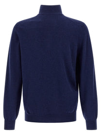 BRUNELLO CUCINELLI - BRUNELLO CUCINELLI - Half-zip sweater - Men’s Knitwear