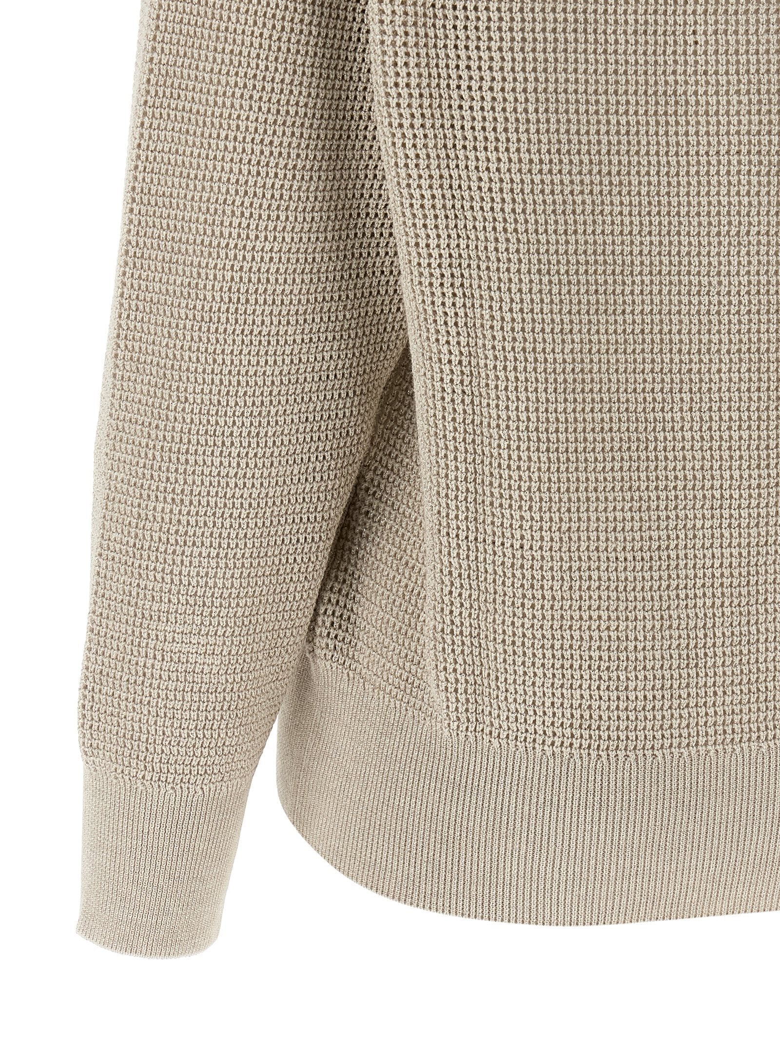 BRUNELLO CUCINELLI - BRUNELLO CUCINELLI - Openwork sweater - Women’s Knitwear