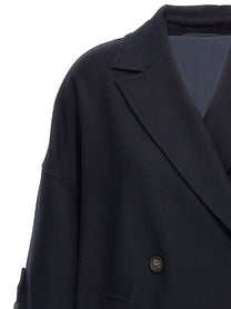 BRUNELLO CUCINELLI - BRUNELLO CUCINELLI - ’Shiny Cuff Details’ caban coat - Women’s Outerwear