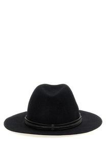 BRUNELLO CUCINELLI - BRUNELLO CUCINELLI - Jewel leather hat - Women’s Accessories