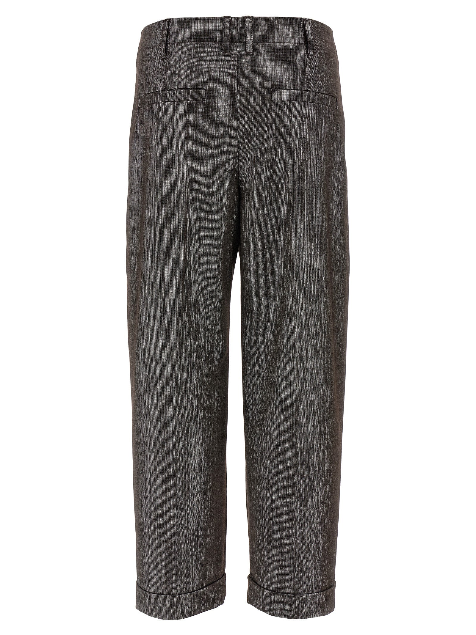 BRUNELLO CUCINELLI - BRUNELLO CUCINELLI - Lurex pants - Women’s Pants