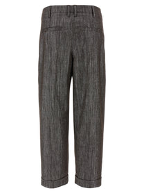 BRUNELLO CUCINELLI - BRUNELLO CUCINELLI - Lurex pants - Women’s Pants
