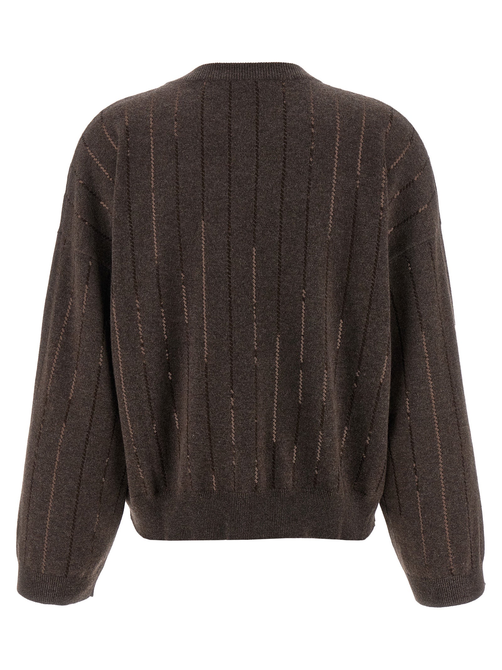 BRUNELLO CUCINELLI - BRUNELLO CUCINELLI - Sequin cashmere sweater - Women’s Knitwear