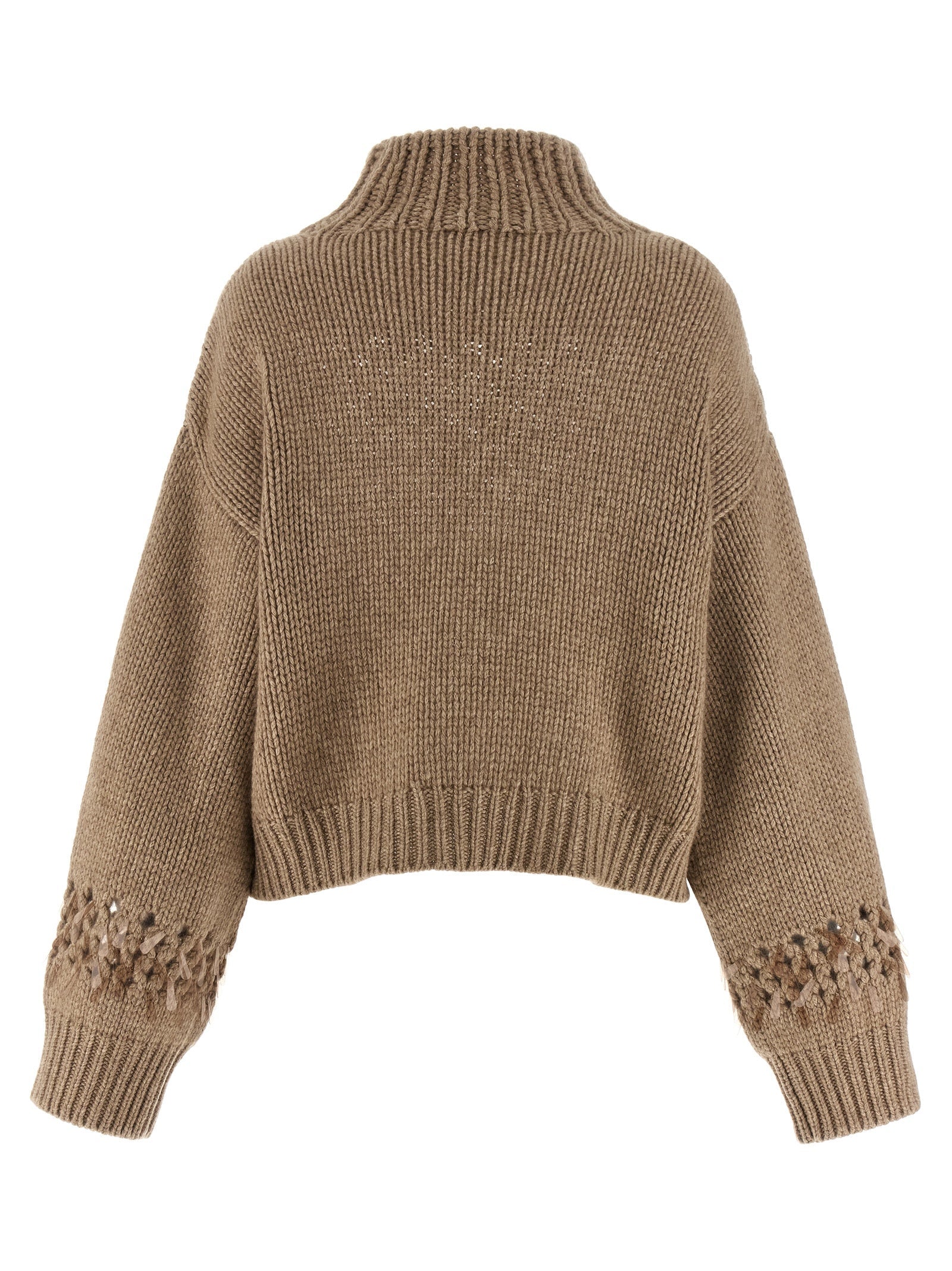 BRUNELLO CUCINELLI - BRUNELLO CUCINELLI - Drop sequin sweater - Women’s Knitwear
