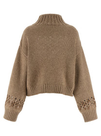 BRUNELLO CUCINELLI - BRUNELLO CUCINELLI - Drop sequin sweater - Women’s Knitwear