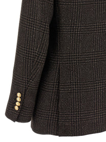 BRUNELLO CUCINELLI - BRUNELLO CUCINELLI - Prince of Wales blazer - Men’s Clothing