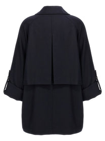 BRUNELLO CUCINELLI - BRUNELLO CUCINELLI - ’Shiny Cuff Details’ caban coat - Women’s Outerwear