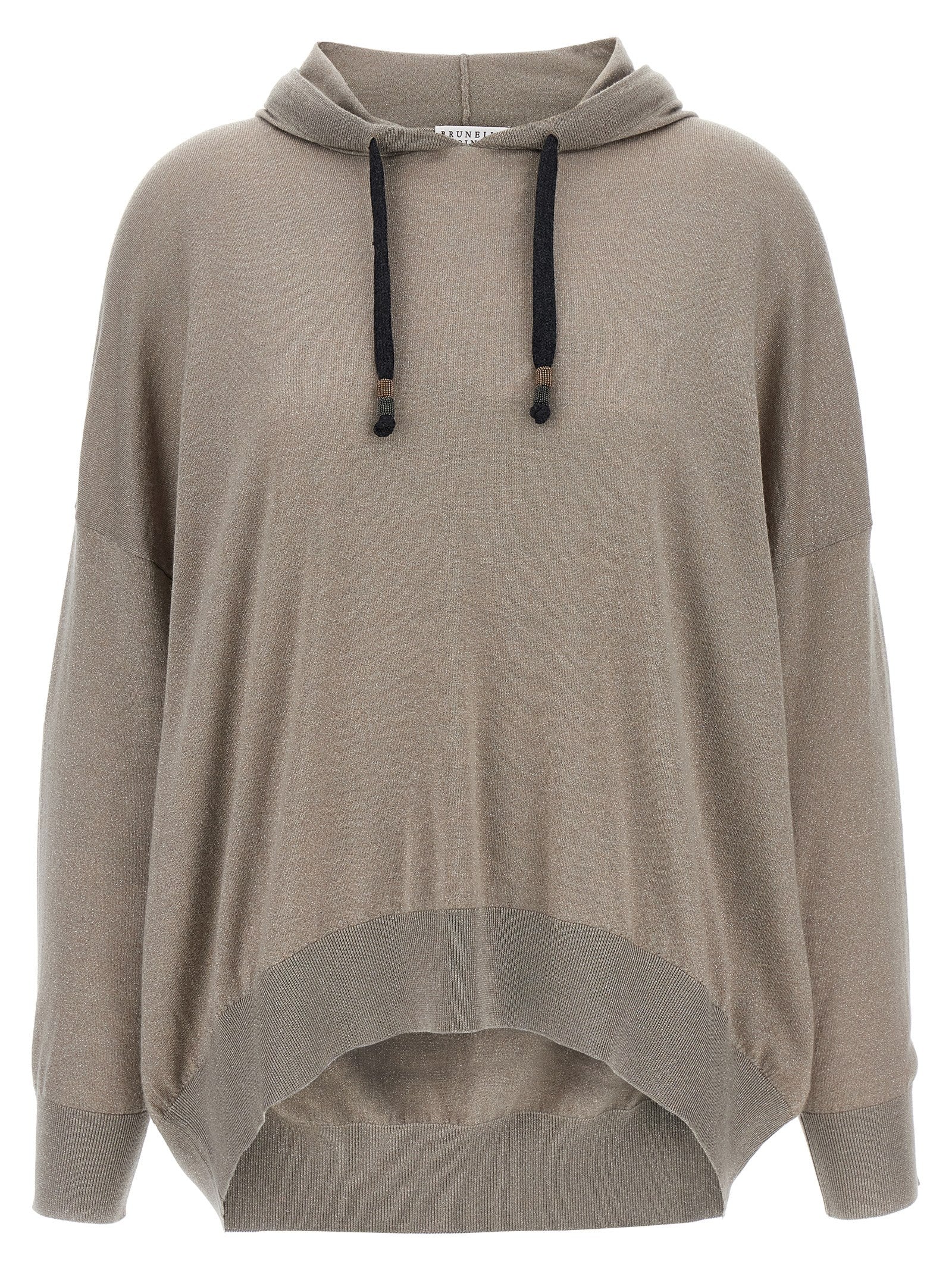 BRUNELLO CUCINELLI - BRUNELLO CUCINELLI - ’Sparkling’ hoodie - Women’s Sweatshirts