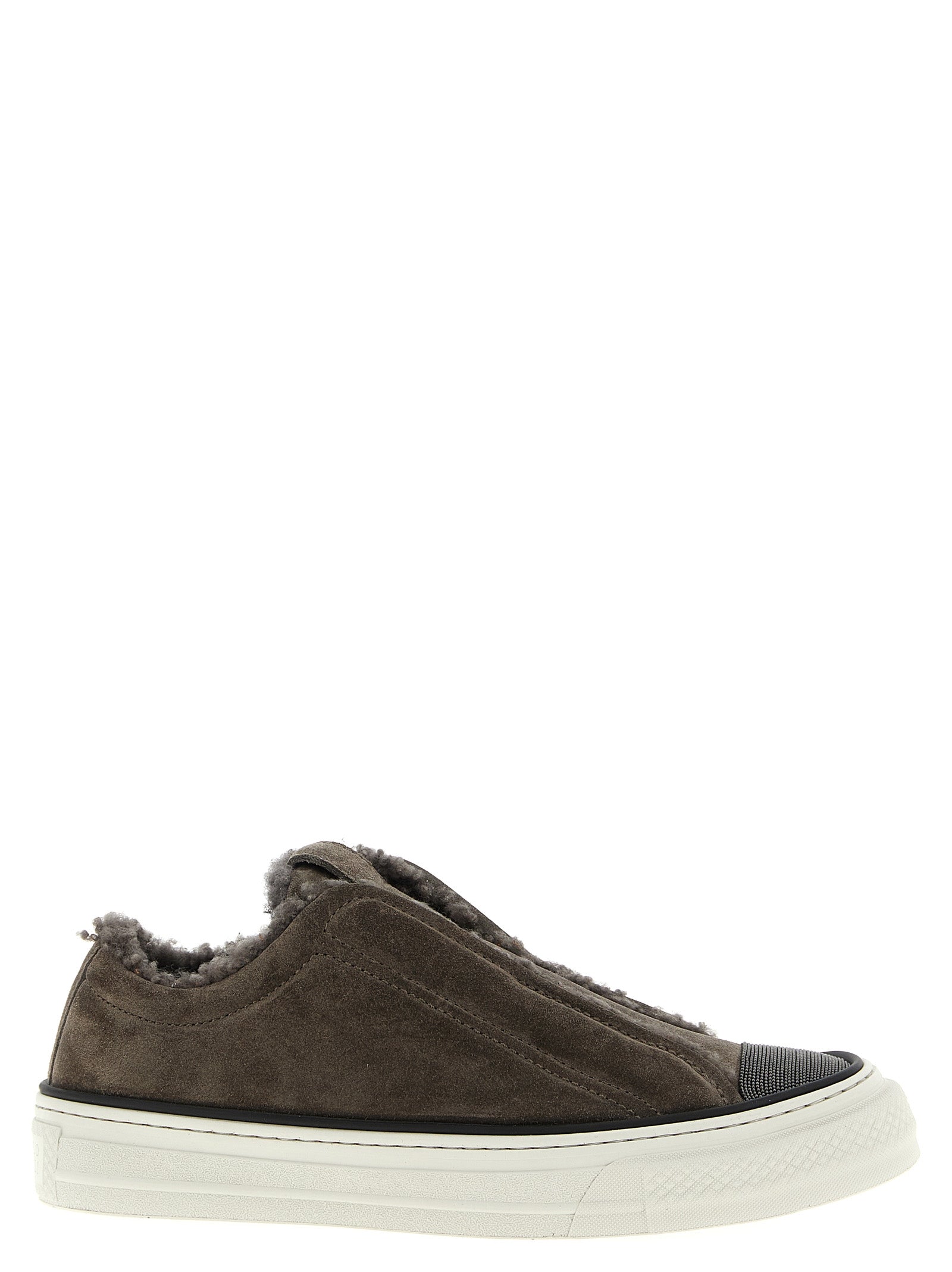 BRUNELLO CUCINELLI - BRUNELLO CUCINELLI - ’Precious Toe’ sneakers - Women’s Shoes