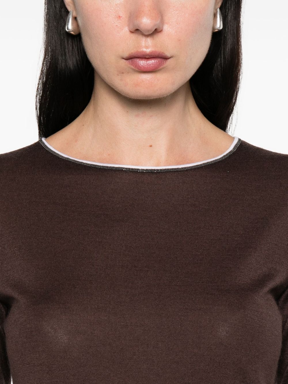 Brunello Cucinelli - Brunello Cucinelli Sweaters Brown - Topwear