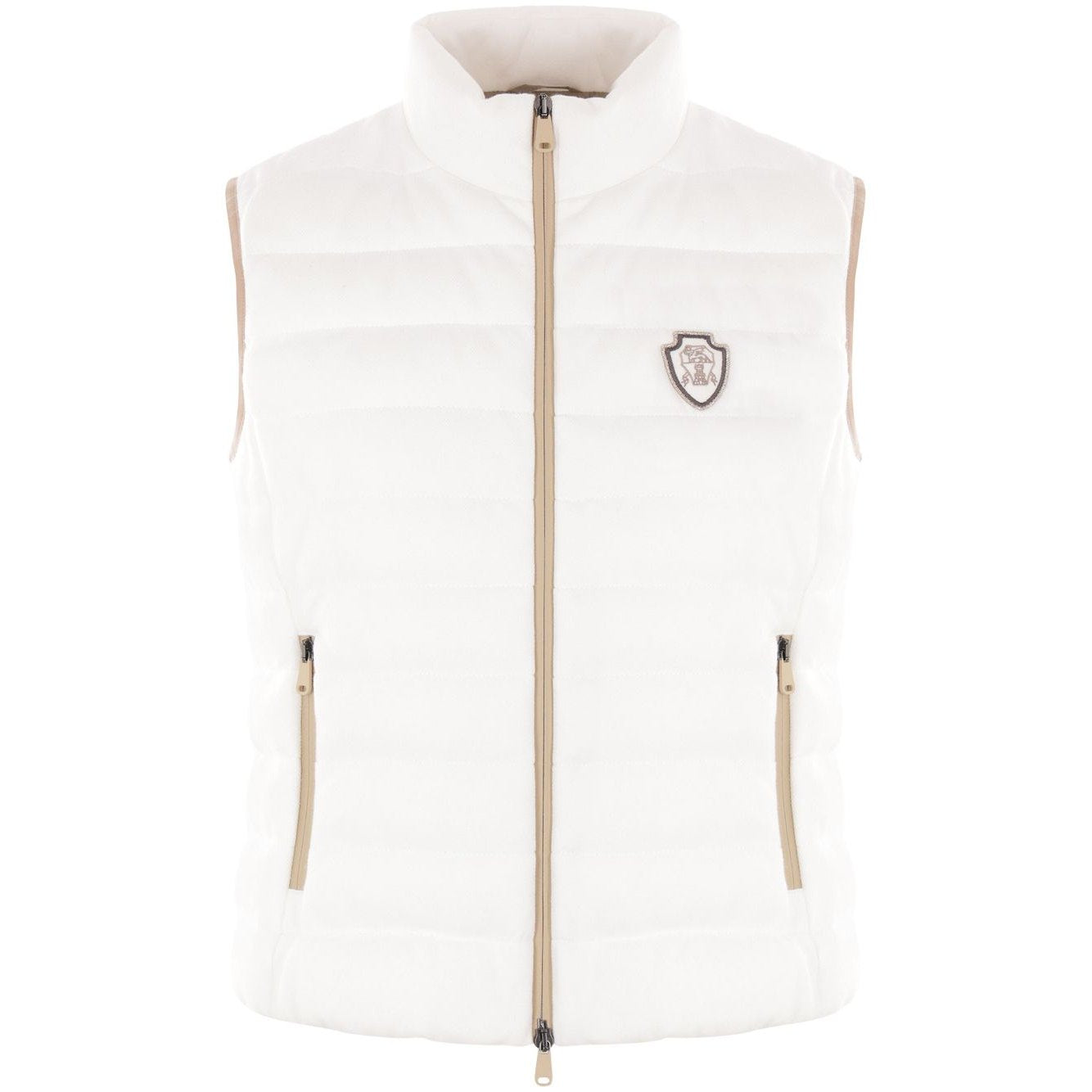Brunello Cucinelli - Brunello Cucinelli sleeveless down jacket - Vests