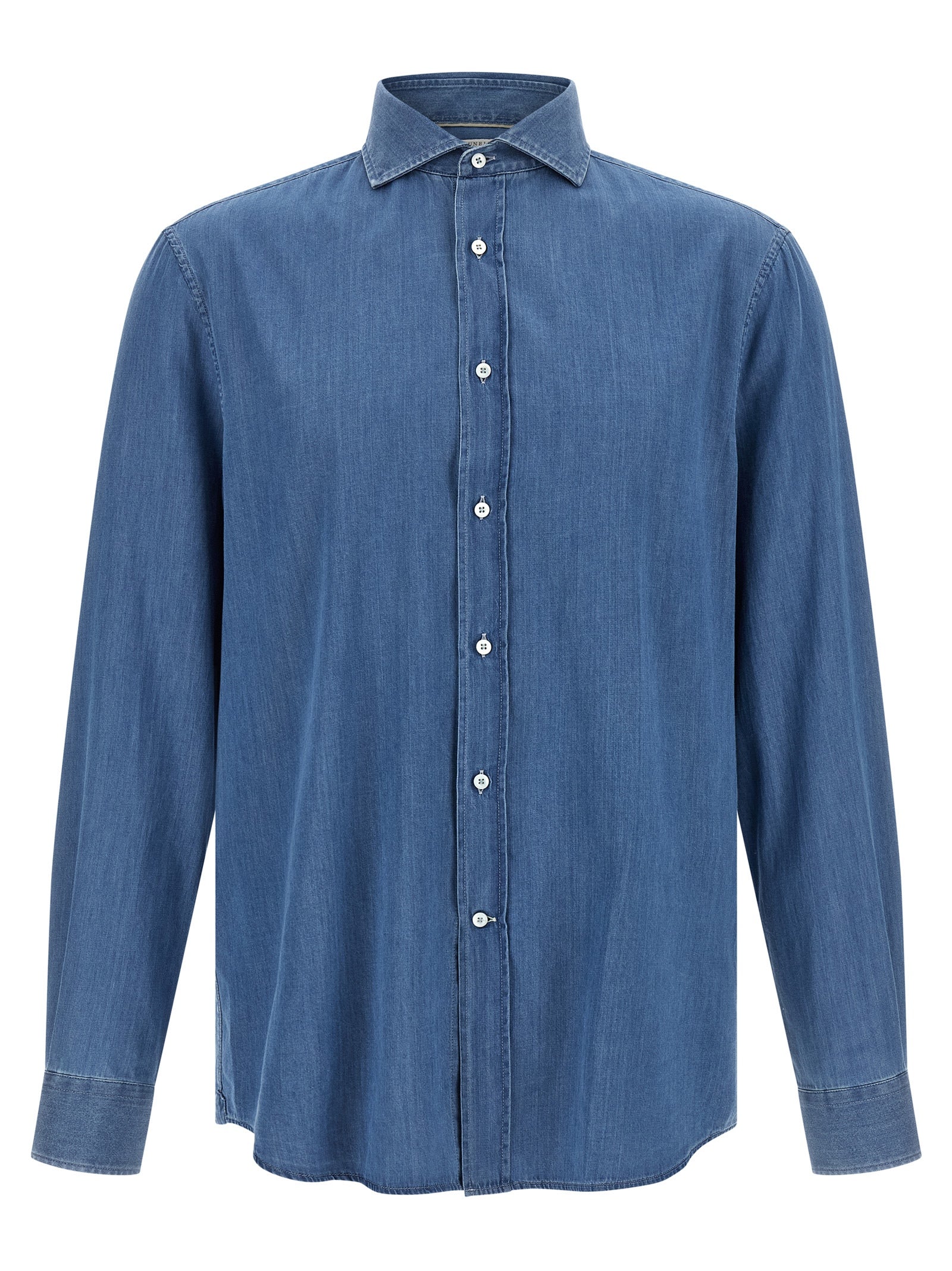BRUNELLO CUCINELLI - BRUNELLO CUCINELLI - Denim shirt - Men’s Tops