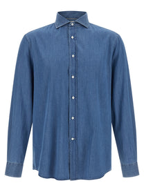 BRUNELLO CUCINELLI - BRUNELLO CUCINELLI - Denim shirt - Men’s Tops