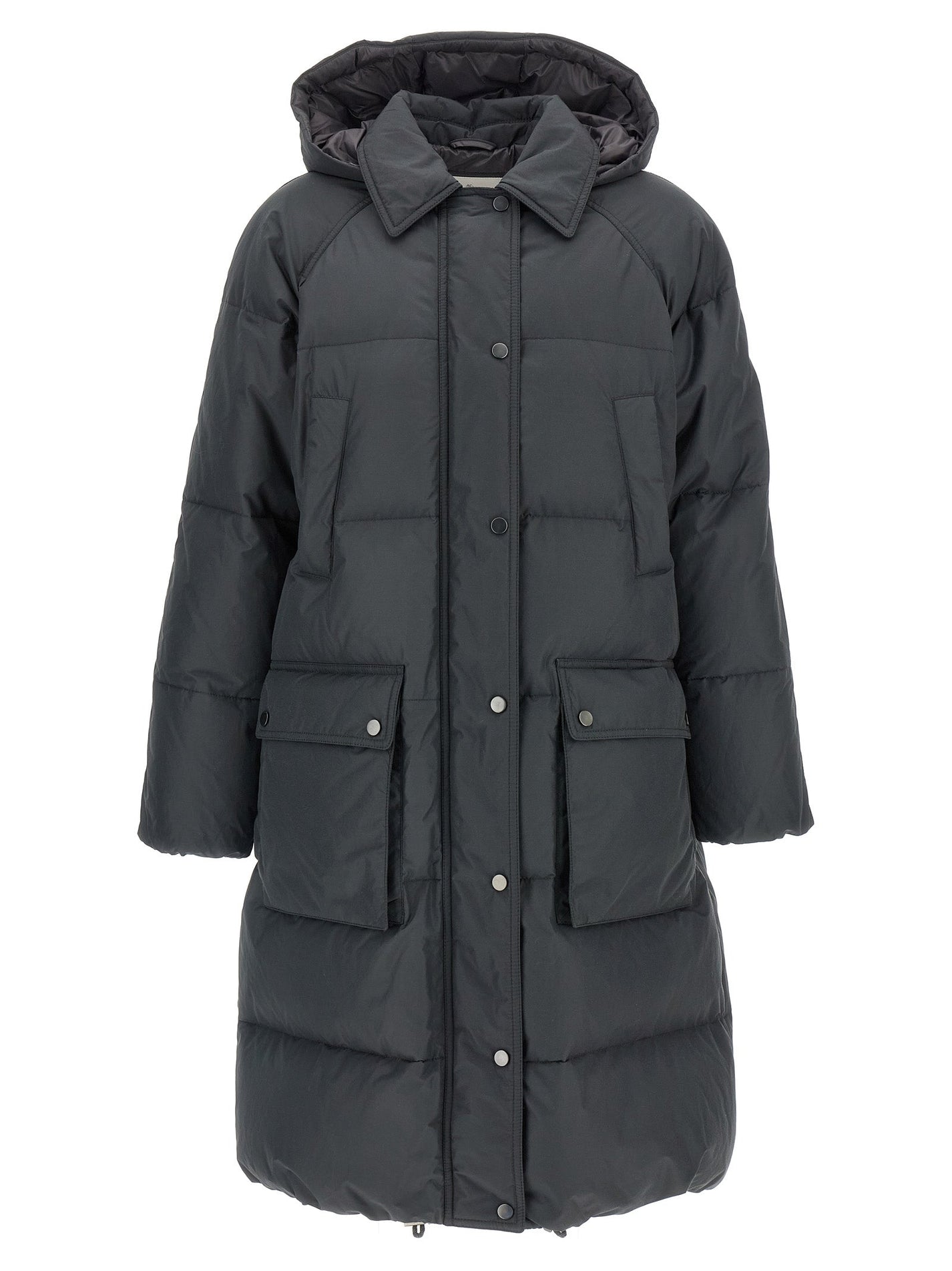 BRUNELLO CUCINELLI - BRUNELLO CUCINELLI - ’Shiny Zipper Pull’ down jacket - Woman,Clothing,Down jacket Parka Casual